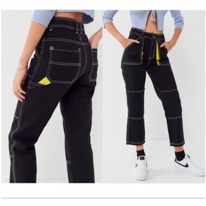 BDG urban Outfitters Maura contrast stitch carpenter jeans